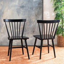 Load image into Gallery viewer, *NEW* Havenly SET OF 2 Winona Spindle Dining Chair - Black - Safavieh