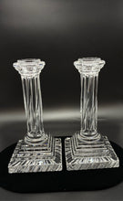Load image into Gallery viewer, 2 Piece Baccarat Crystal Candle/Candleholder