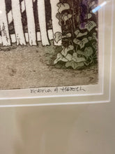 Load image into Gallery viewer, "The Garden Gate II" by Victoria A. Hbroch Limited Edition print # 20/50