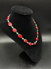Load image into Gallery viewer, Sterling Silver Red Necklace