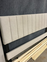 Load image into Gallery viewer, King Size Upholstered Bed Frame