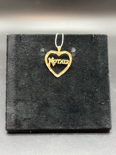 Gold Heart Shape Pendant