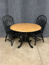 Load image into Gallery viewer, Two-Tone Drop Leaf Dining Set with 2 Chairs