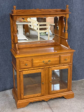 Load image into Gallery viewer, Cochrane Oak Lighted Buffet with Mirror Hutch