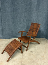 Load image into Gallery viewer, Jensen Leisure Adjustable Reclining Patio Chair with Footrest