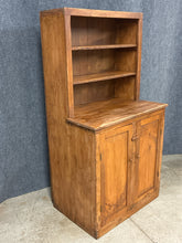 Load image into Gallery viewer, Primitive Pine Stepback Hutch
