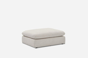*NEW* Castlery Dawson Large Ottoman, Beach Linen