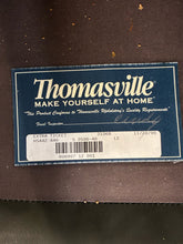 Load image into Gallery viewer, Thomasville Leather Loveseat with Nailhead Trim