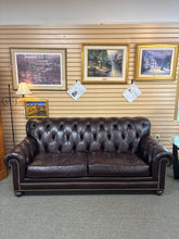 Load image into Gallery viewer, Ethan Allen "Chadwick" Leather Sofa