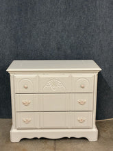 Load image into Gallery viewer, Cottage Style White 3 Drawer Chest