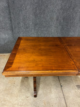 Load image into Gallery viewer, Vintage Trestle Dining Table with 2 Leaves