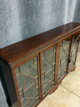 Load image into Gallery viewer, English Mahogany Four-Door Library Bookcase
