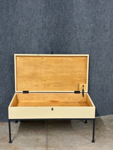 Load image into Gallery viewer, Painted Storage Trunk Coffee Table