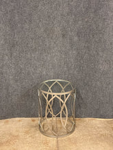 Load image into Gallery viewer, Metal Side Table With Glass Top