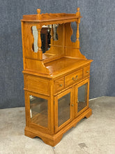 Load image into Gallery viewer, Cochrane Oak Lighted Buffet with Mirror Hutch