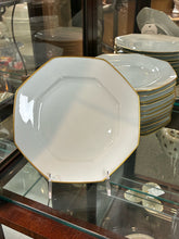 Load image into Gallery viewer, Limoges Gold Trim White 12 Piece Plates