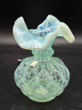 Load image into Gallery viewer, Fenton Glass Vintage Aqua Vase