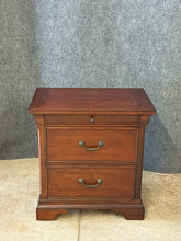 Load image into Gallery viewer, Aspenhome Dark Cherry 3-Drawer Nightstand