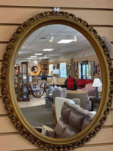 Load image into Gallery viewer, Wood Gold Mirror