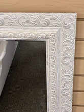 Load image into Gallery viewer, Wall Mirror with White Scroll Frame