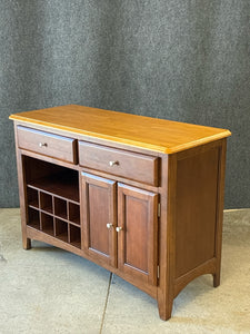 Buffet Server with Wine Storage