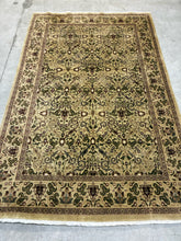 Load image into Gallery viewer, Wool Area Rug with Olive &amp; Maroon Persian Motif