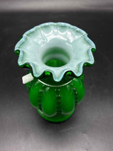 Load image into Gallery viewer, Emerald Fenton Glass Vintage Vase