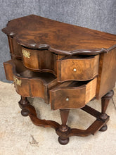 Load image into Gallery viewer, 18th Century Dutch Walnut Bombe Chest-on-Stand