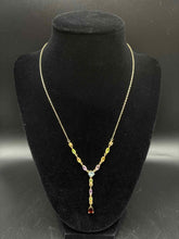 Load image into Gallery viewer, Sterling Silver Multi-Color Necklace
