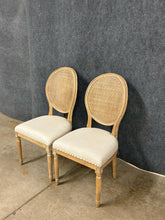 Load image into Gallery viewer, Pair of Cane-Back Side Chairs