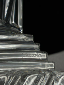 2 Piece Baccarat Crystal Candle/Candleholder