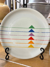 Load image into Gallery viewer, Striped Ceramic White Print Dinnerware set