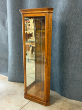 Load image into Gallery viewer, Philip Reinisch Old Oak Tempo Corner Curio Cabinet