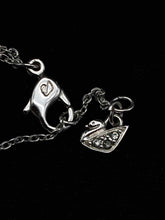 Load image into Gallery viewer, Swarovski Silvertone Necklace