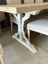 Load image into Gallery viewer, Eloquence Trestle Dining Set With 2 Leaf Extensions