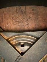 Load image into Gallery viewer, Pair of Nichols &amp; Stone Metal &amp; Wood Counter Stools