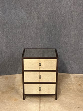 Load image into Gallery viewer, Mirrored 3-Drawer Nightstand