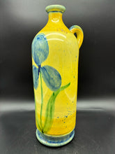 Load image into Gallery viewer, Hand-Painted Art Pottery Floral Bottle Vase