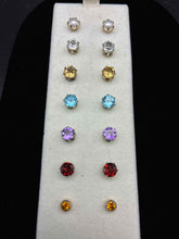 Load image into Gallery viewer, 7 Piece Sterling Silver Earrings