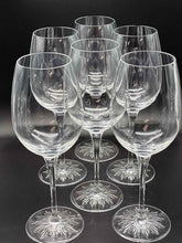 Load image into Gallery viewer, "Clearly Waterford" by Waterford Crystal Set of 6 Red Wine With Star Cut Foot
