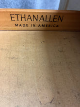 Load image into Gallery viewer, Ethan Allen Pine Extension Dining Table with 4 Country Chairs