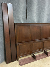 Load image into Gallery viewer, Traditional Dark Cherry King Size Panel Bed Frame