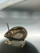 Load image into Gallery viewer, Gold Opal Earrings