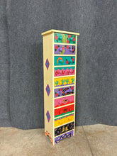 Load image into Gallery viewer, Whimsical Hand-Painted Tall Accent Chest