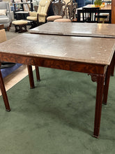 Load image into Gallery viewer, Antique Georgian Style Mahogany Console Table With Fossil Stone Top