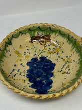 Load image into Gallery viewer, Beaumelts Hand-Painted Studio Pottery Grape Bowl