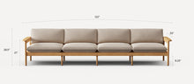 Load image into Gallery viewer, *NEW-OPEN BOX* Burrow Dunes Teak Sofa