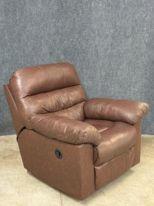Brown Leather Rocker Recliner