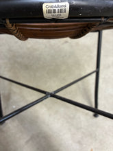 Load image into Gallery viewer, Crate &amp; Barrel Round Glass Dining Table with 4 Rattan Chairs