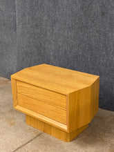 Load image into Gallery viewer, Crate &amp; Barrel Contemporary Light Wood Nightstand